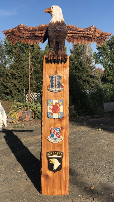 Pacific Northwest Coast Native Style Totem Pole