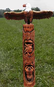 Western Stylized Totem Pole